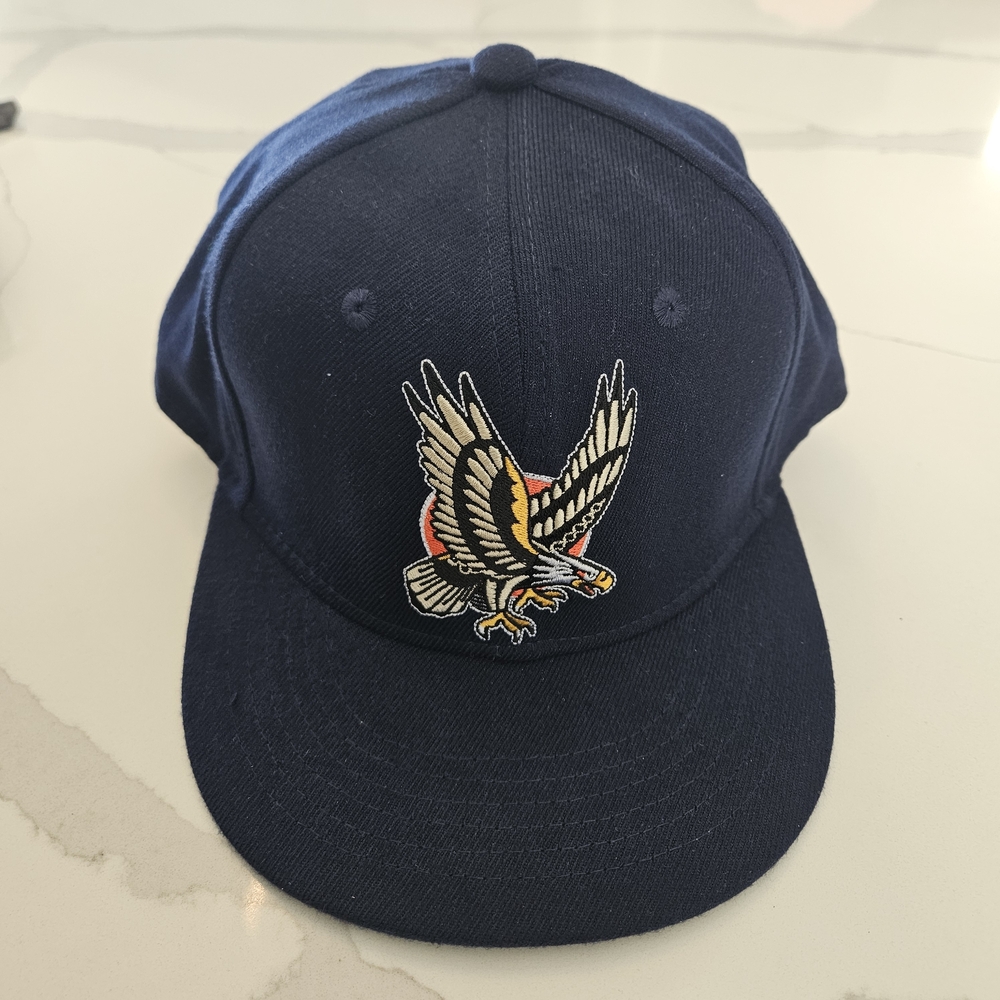 Navy Blue Cap with Eagle Patch